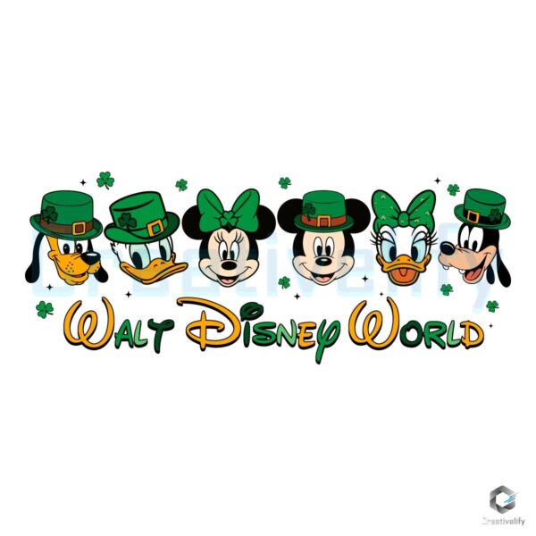 Disney Friends St Patricks Day Png Walt Disney World CreativeLify