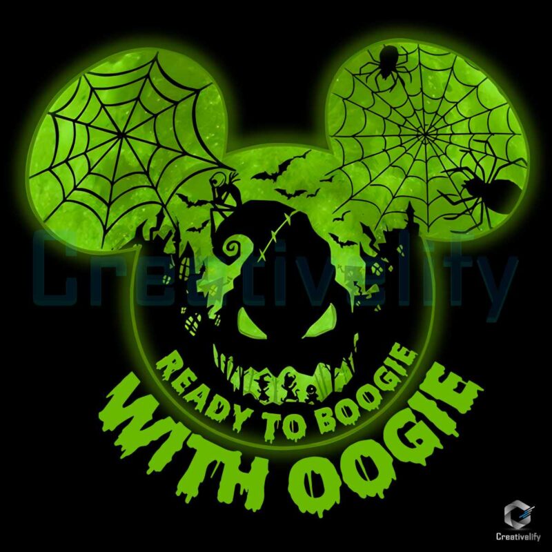 Ready to Boogie with Oogie Halloween PNG