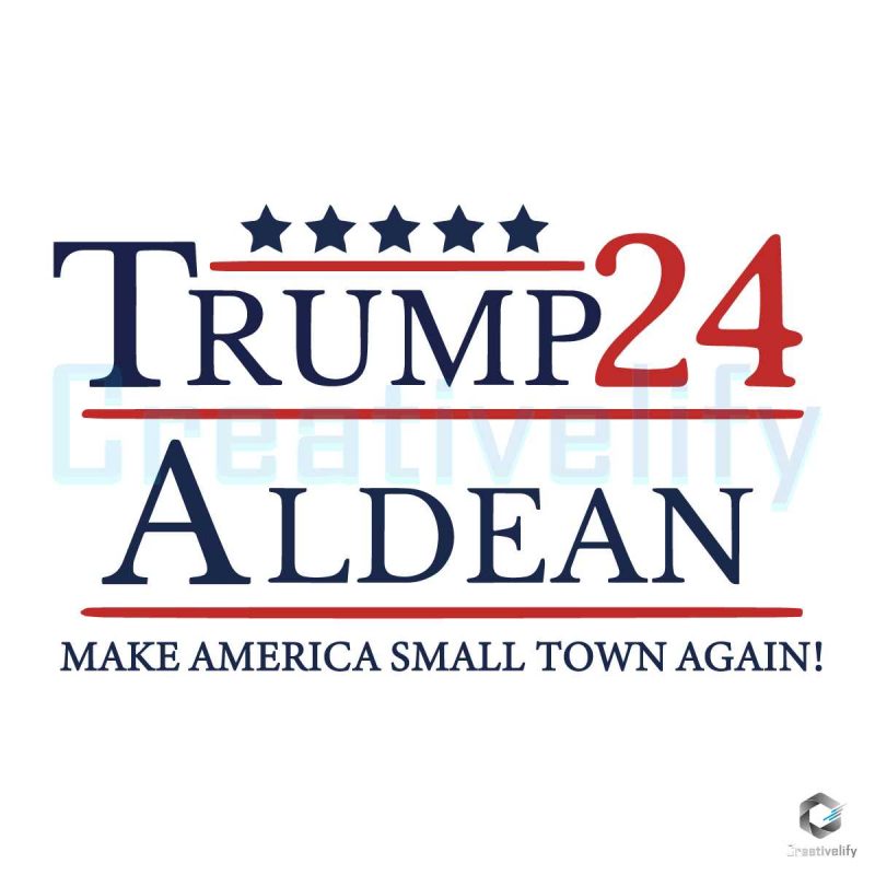 Trump Aldean Make America Small Town Again SVG