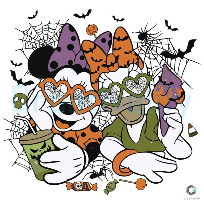 retro-minnie-and-daisy-face-halloween-svg-digital-cricut-file