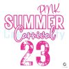 Pink Summer Carnival Tour 2023 SVG Digital File
