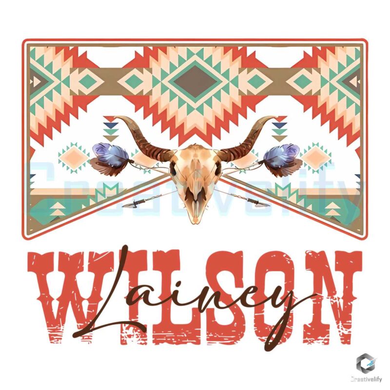 lainey-wilson-bull-skull-country-music-png-sublimation
