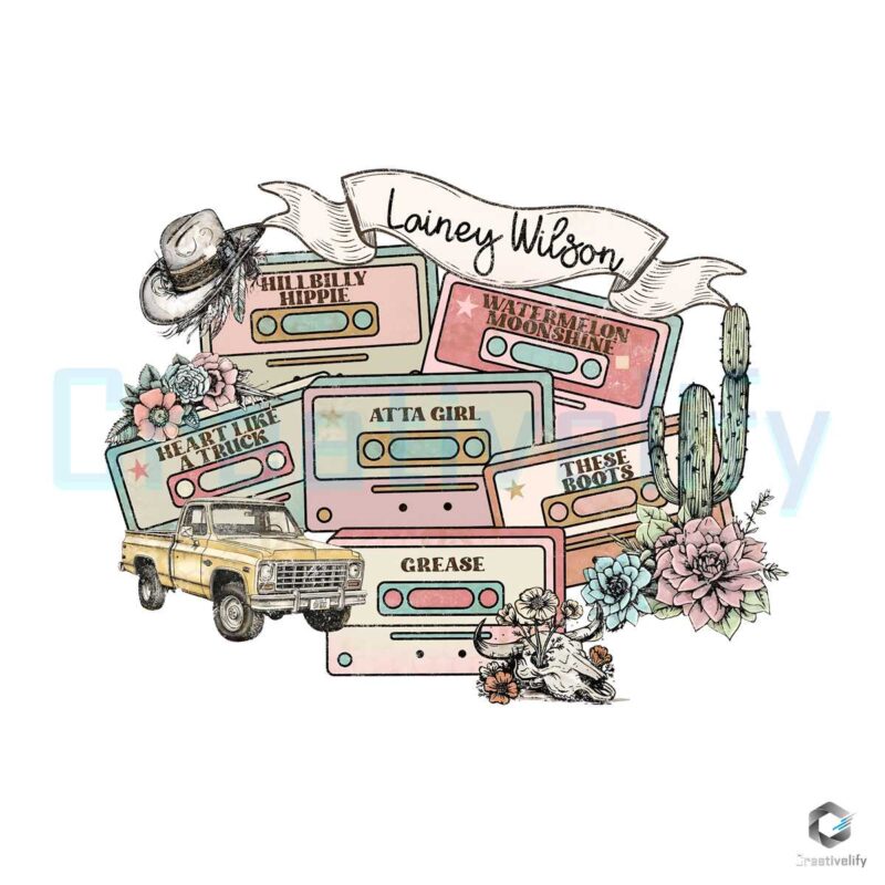 lainey-wilson-country-cassette-tapes-png-sublimation