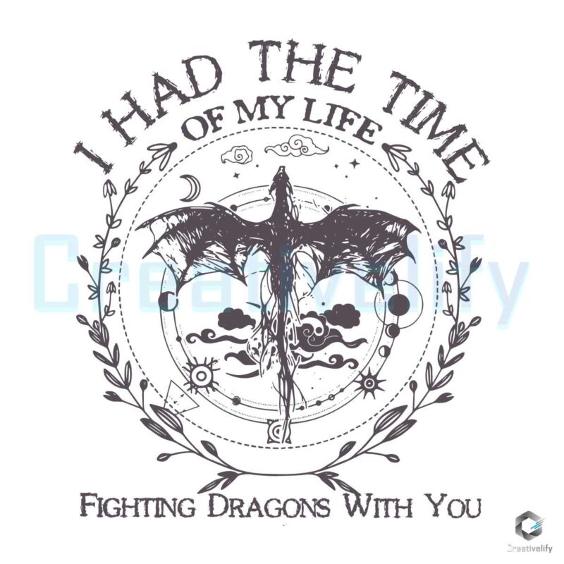 Fighting Dragons With You Taylor Swift SVG