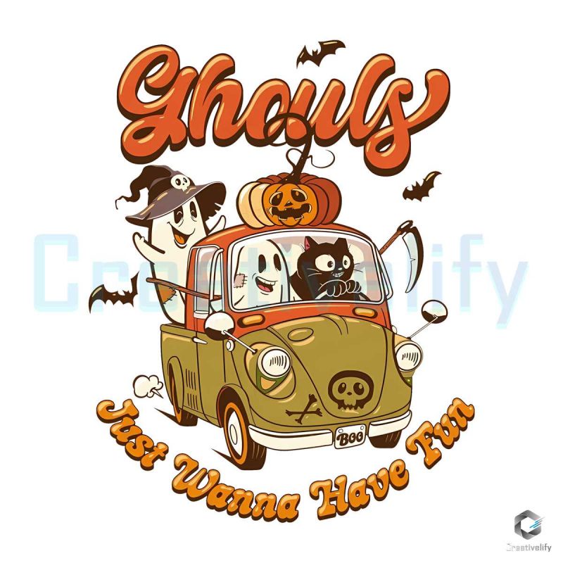 ghouls-just-wanna-have-fun-halloween-png-download