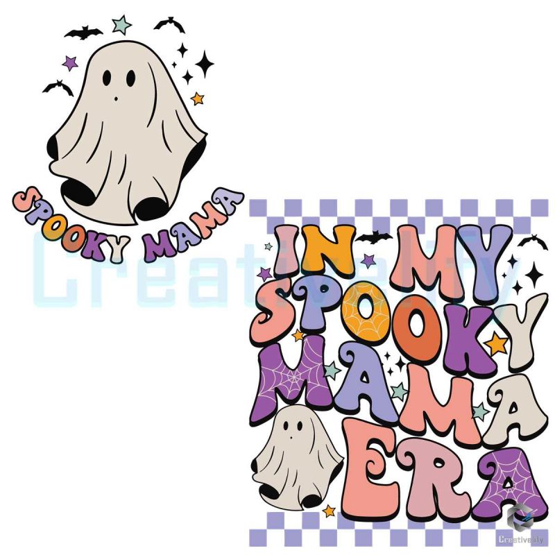 In My Spooky Mama Era Halloween Ghost SVG