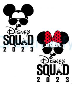 Free Mickey Minnie Squad 2023 SVG Digital File