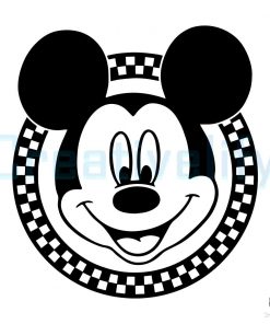Free Disney Mickey Mouse Face SVG File