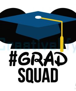 Grad Squad Graduation Mickey Ears SVG