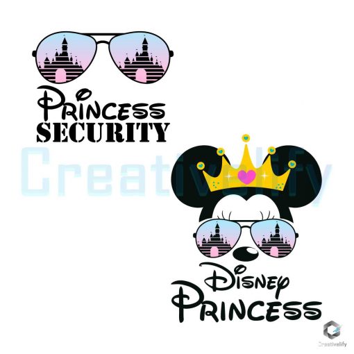 Free Disney Princess Mickey Minnie SVG File