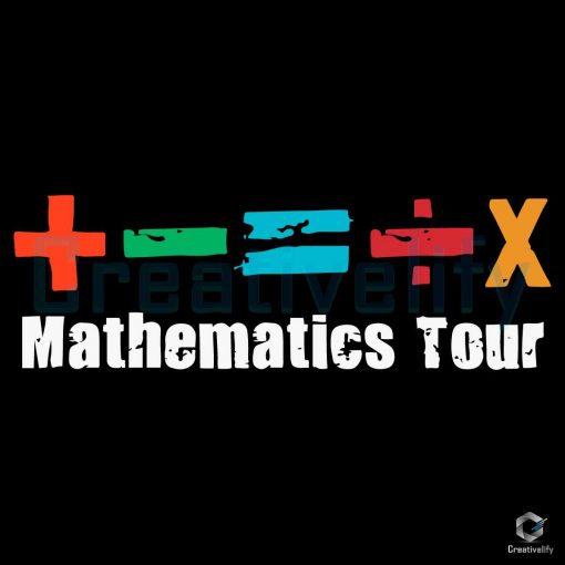 Mathematics Tour SVG Ed Sheeran Cutting File