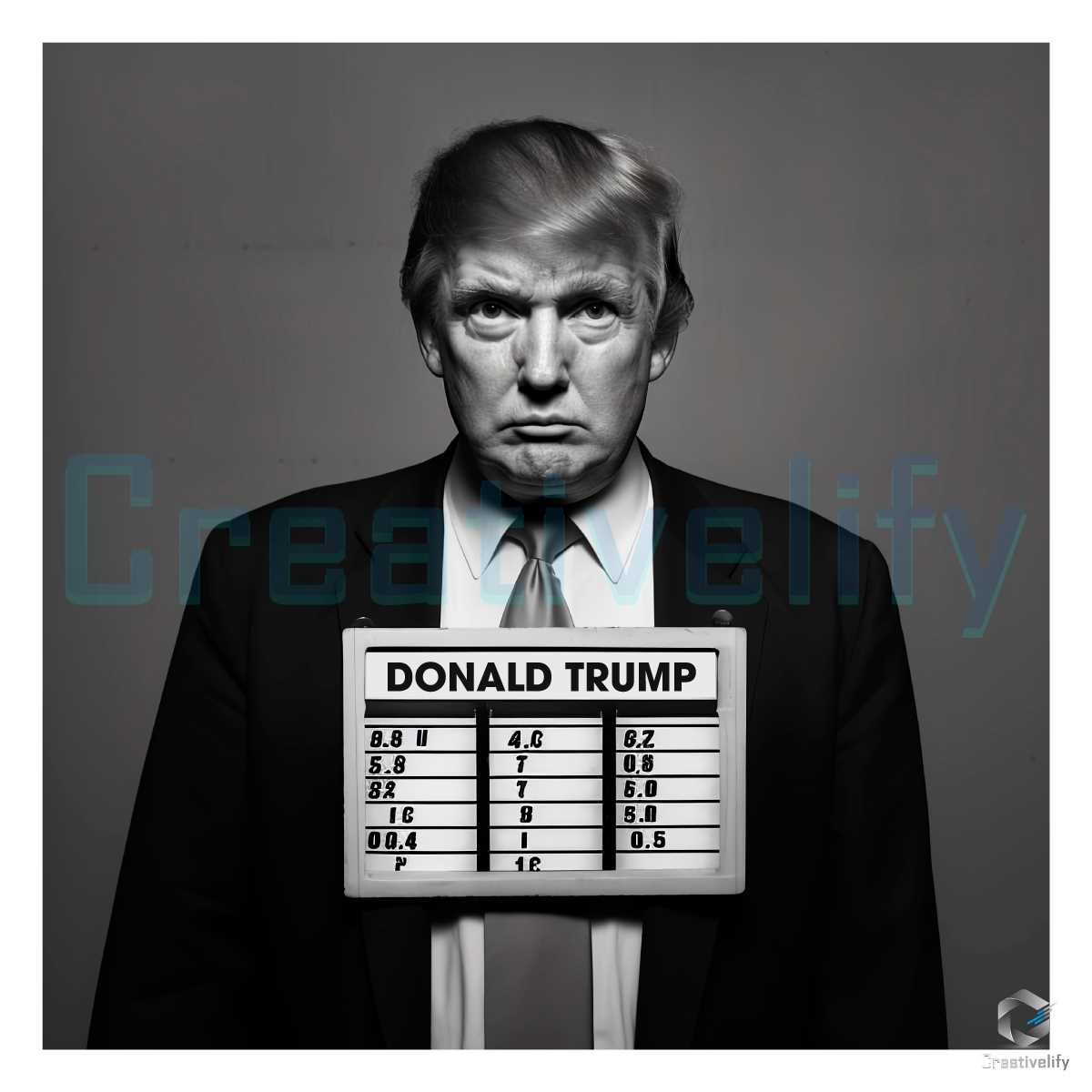 Travesty of Justice Donald Trump PNG Georgia Arrest PNG File - CreativeLify