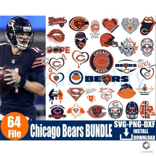 chicago-bears-svg-bundle-football-team-cut-files