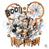 Mickey And Friends Boo Halloween SVG