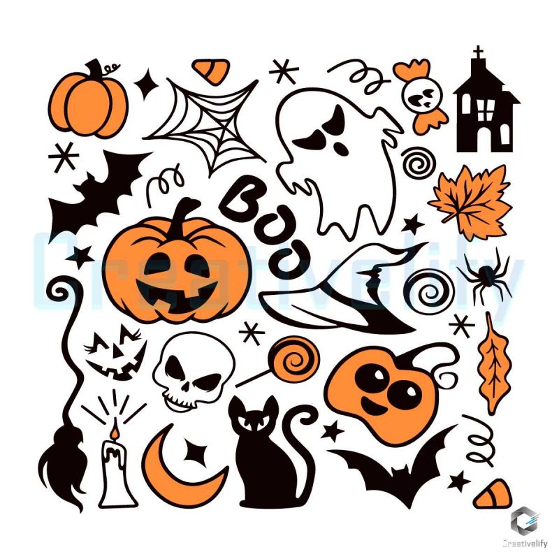 Spooky Cottagecore Halloween SVG File