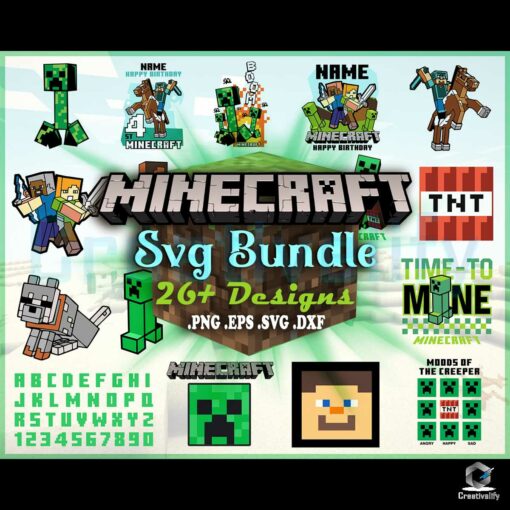 minecraft-svg-bundle