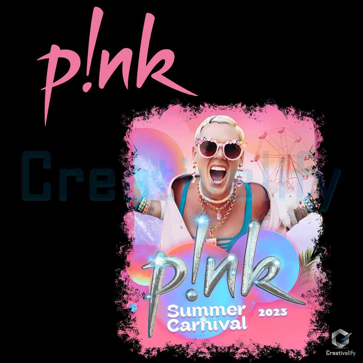 Free Pink Summer Carnival 2023 PNG Free download today