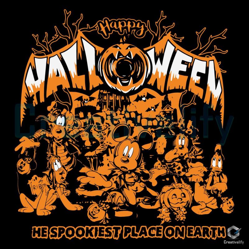 Spookiest Place On Earth Halloween SVG