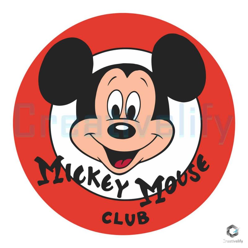 Disney Mickey Mouse Club SVG Digital File