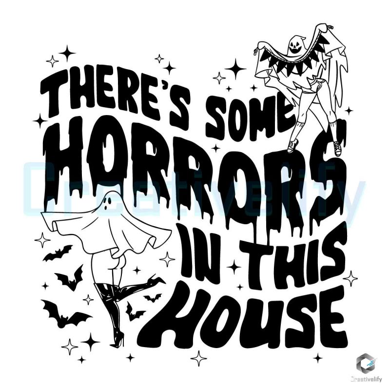 funny-ghost-some-horrors-in-this-house-svg-digital-file