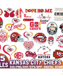 Kansas City Chiefs Football Team SVG Bundle