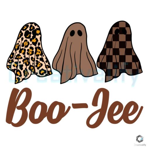 Boo Jee Ghost Halloween Party SVG File