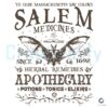 Salem Medicines Since 1692 Apothecary Witches SVG