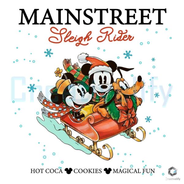 vintage-mickey-minnie-main-street-sleigh-rides-png-file