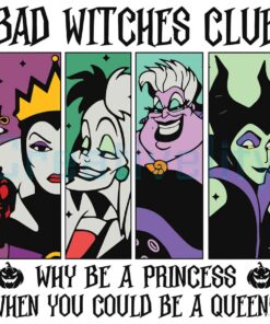 Bad Witches Club Halloween SVG File Digital
