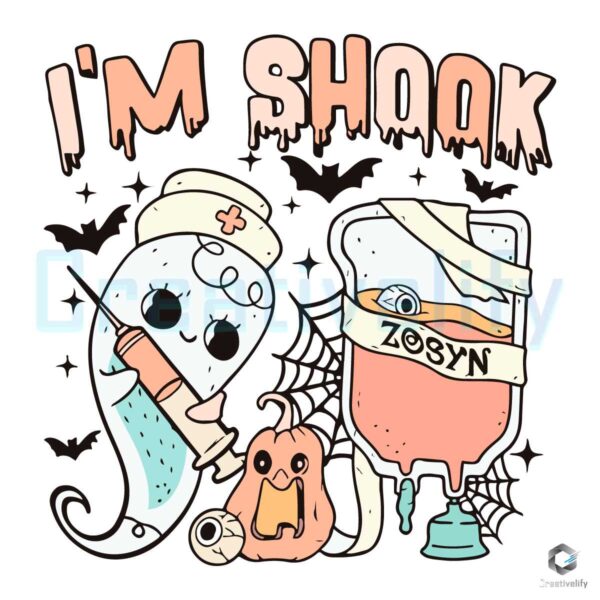 Free I Am Shook Zosyn Halloween SVG Design File