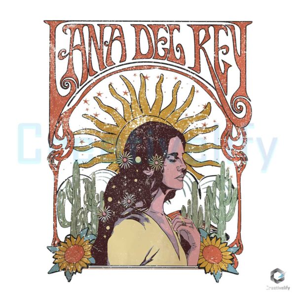 Lana Del Rey Music Tour 2023 SVG File