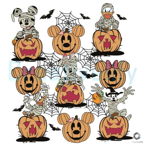 vintage-horror-mickey-and-friends-pumpkin-svg-download