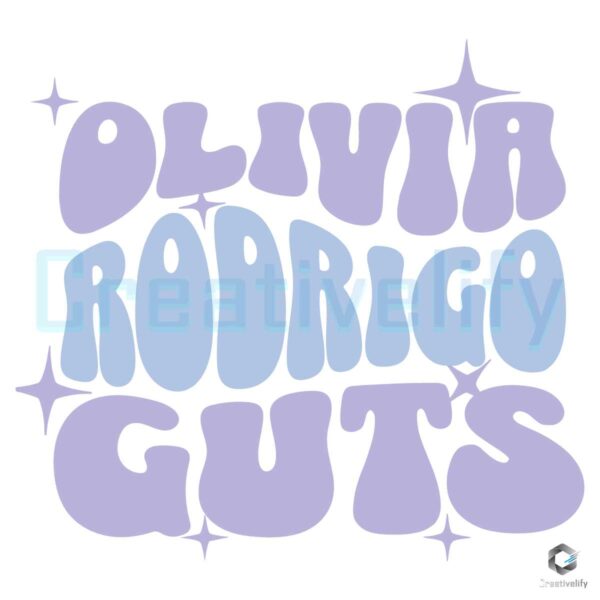 Olivia Rodrigos GUTS Album SVG Graphic File