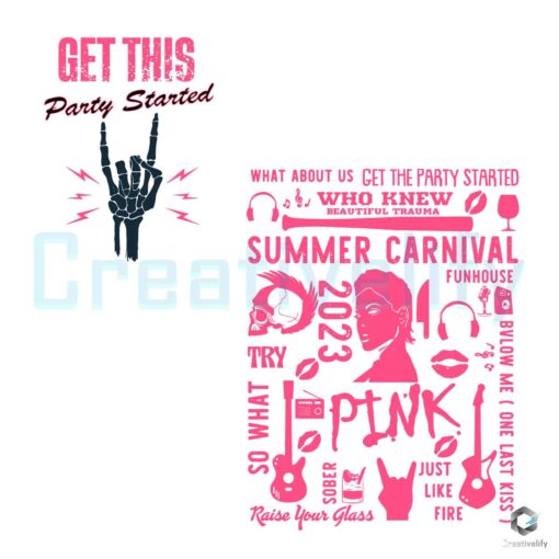 skeleton-pink-tour-get-this-party-started-svg