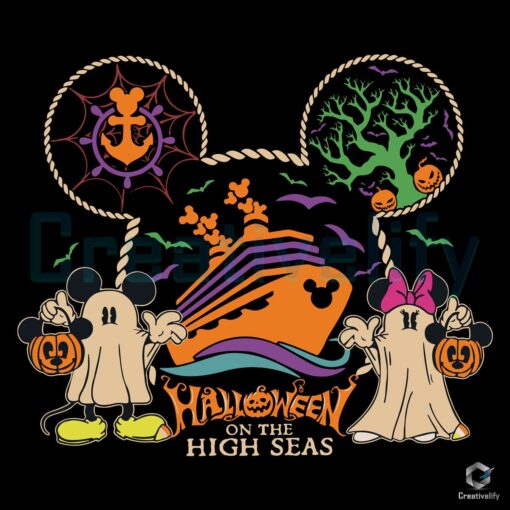 On The High Seas Disney Halloween SVG File