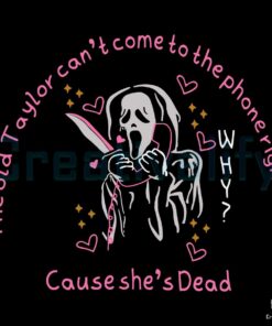 The Old Taylor Scream Horror Ghostface SVG