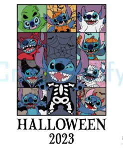 Stitch Disney Horror Halloween 2023 SVG