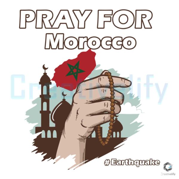 vintage-pray-for-morocco-svg-morocco-earthquake-svg-file