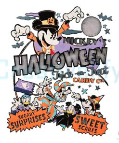 Mickey Trick Or Treat Candy Co Vintage PNG