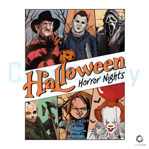 Horror Nights Halloween Party PNG File