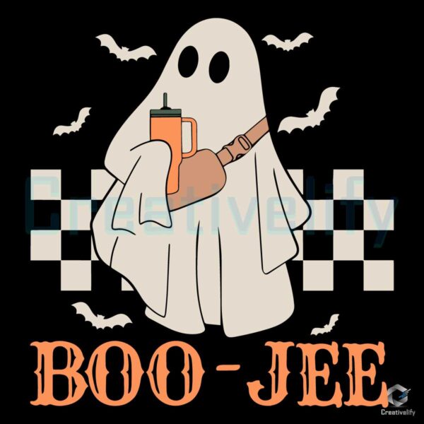 Retro Boo Jee Halloween Party SVG File Download