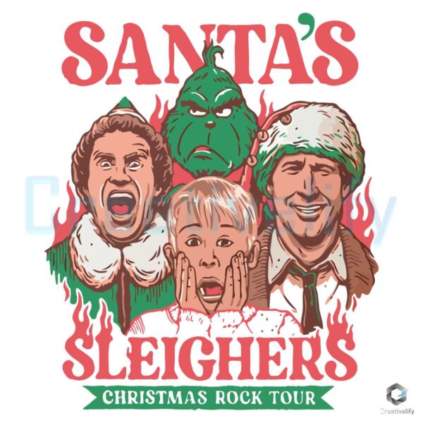 santas-sleighers-christmas-rock-tour-svg