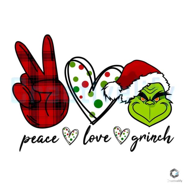 retro-peace-love-grinch-christmas-png-sublimation-file