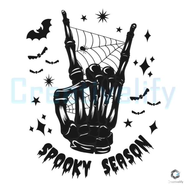 vintage-spooky-season-skeleton-hand-svg
