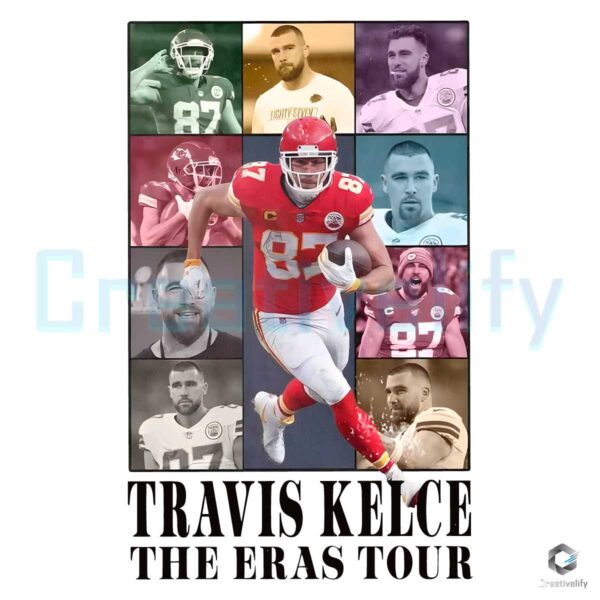Travis Kelce Football The Eras Tour PNG File