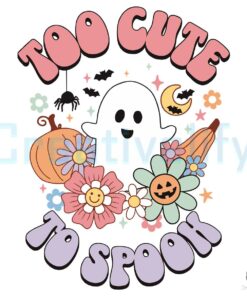 groovy-floral-too-cute-to-spook-halloween-svg-cutting-file