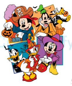 Mickey And Friend Halloween Festival SVG