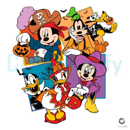 Mickey And Friend Halloween Festival SVG