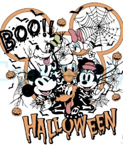 Disney Skeleton Boo Halloween SVG File
