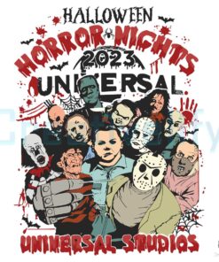 Horror Nights 2023 Universal Studios SVG